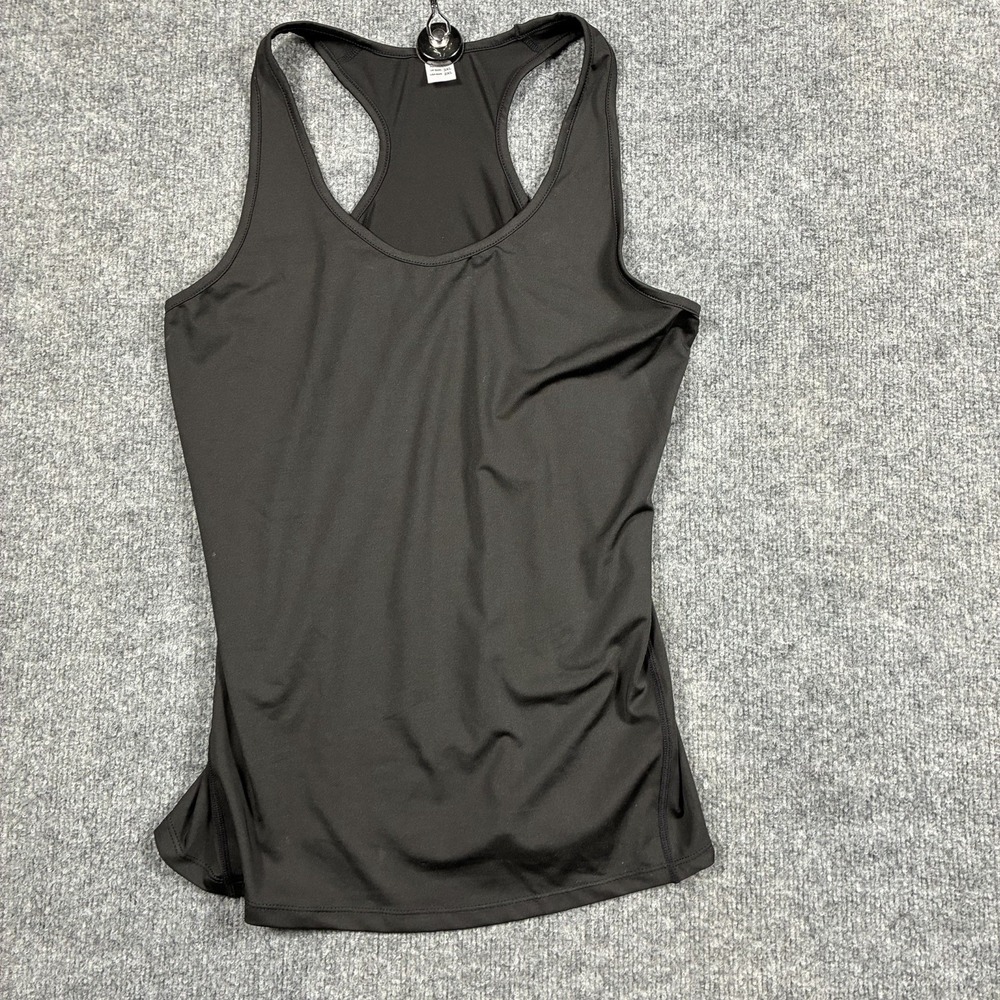 Set of 3 Racerback Tank Tops 2X Plus Size Black‎ Gray White Workout Basic Camis